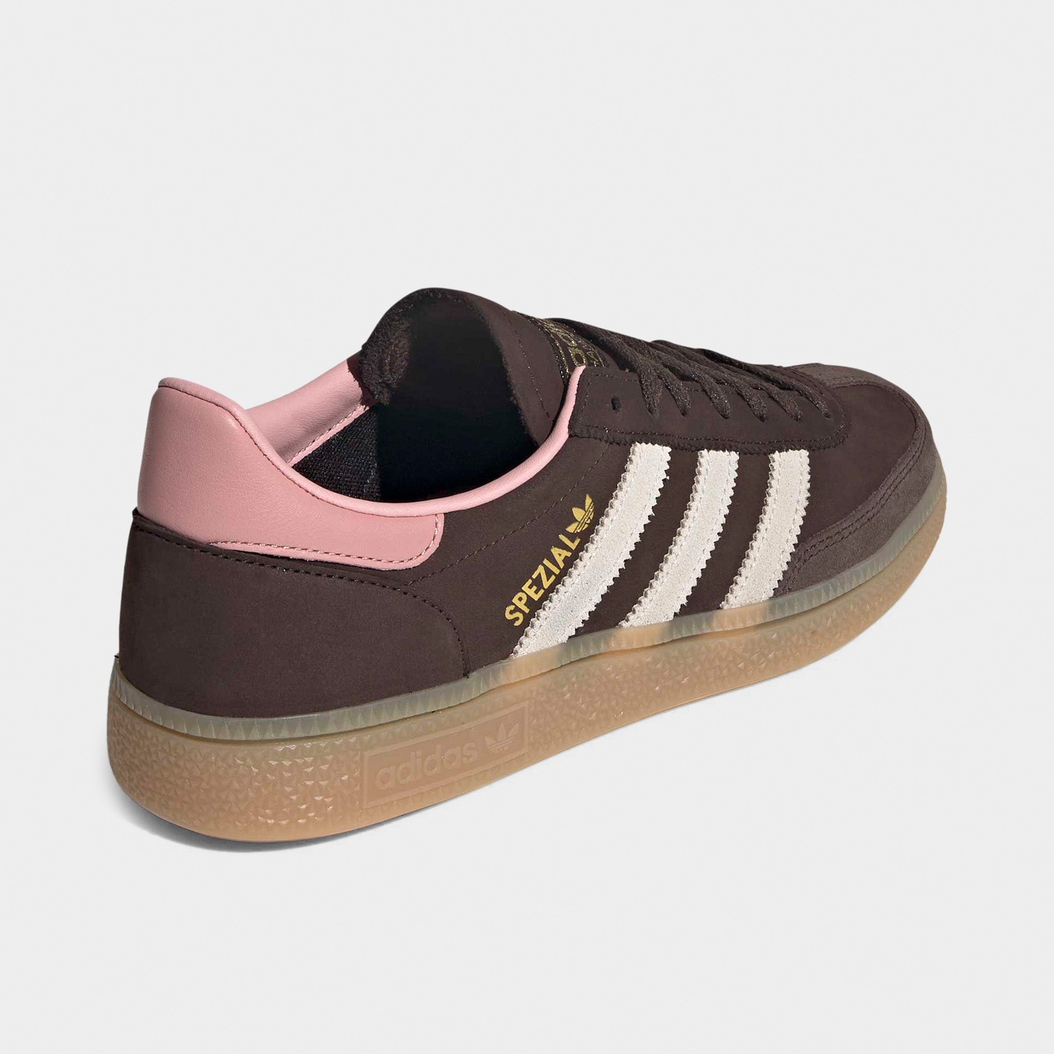 Handball Spezial ブラウン adidas Originals Women's Handball Spezial Dark Brown / Alumina