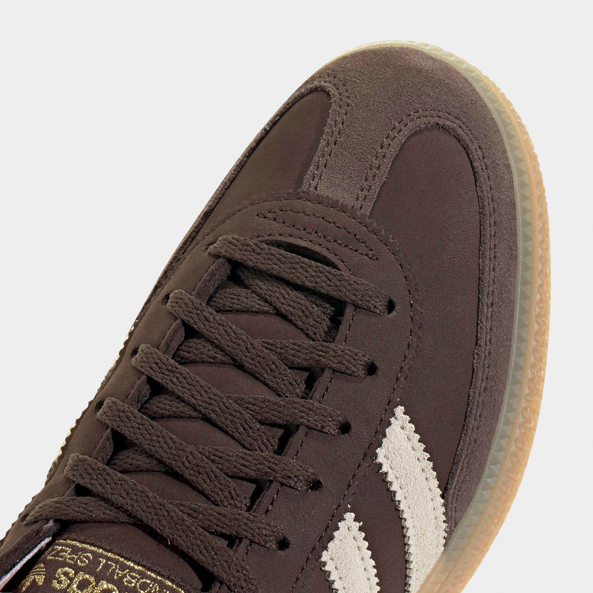 adidas Originals Women's Handball Spezial Dark Brown / Alumina
