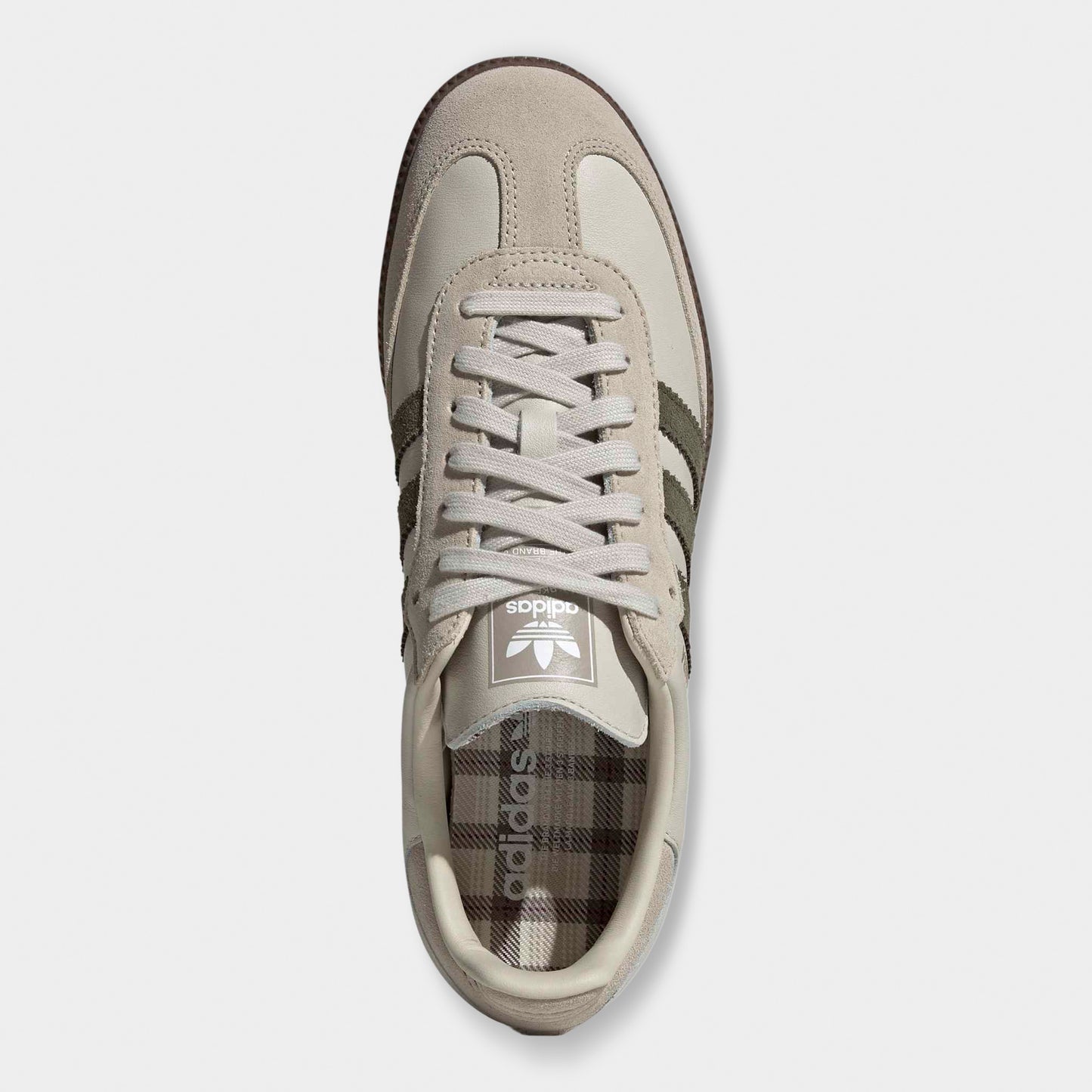 adidas Samba OG Aluminum / Beige - Gum