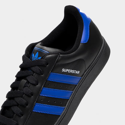 adidas Superstar II Noir / Bleu - Blanc