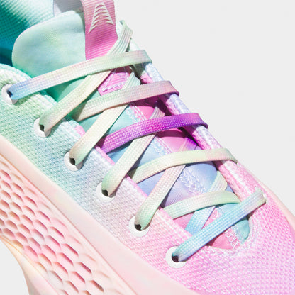 adidas Juniors' Anthony Edwards 1 Low Pink / Green - White