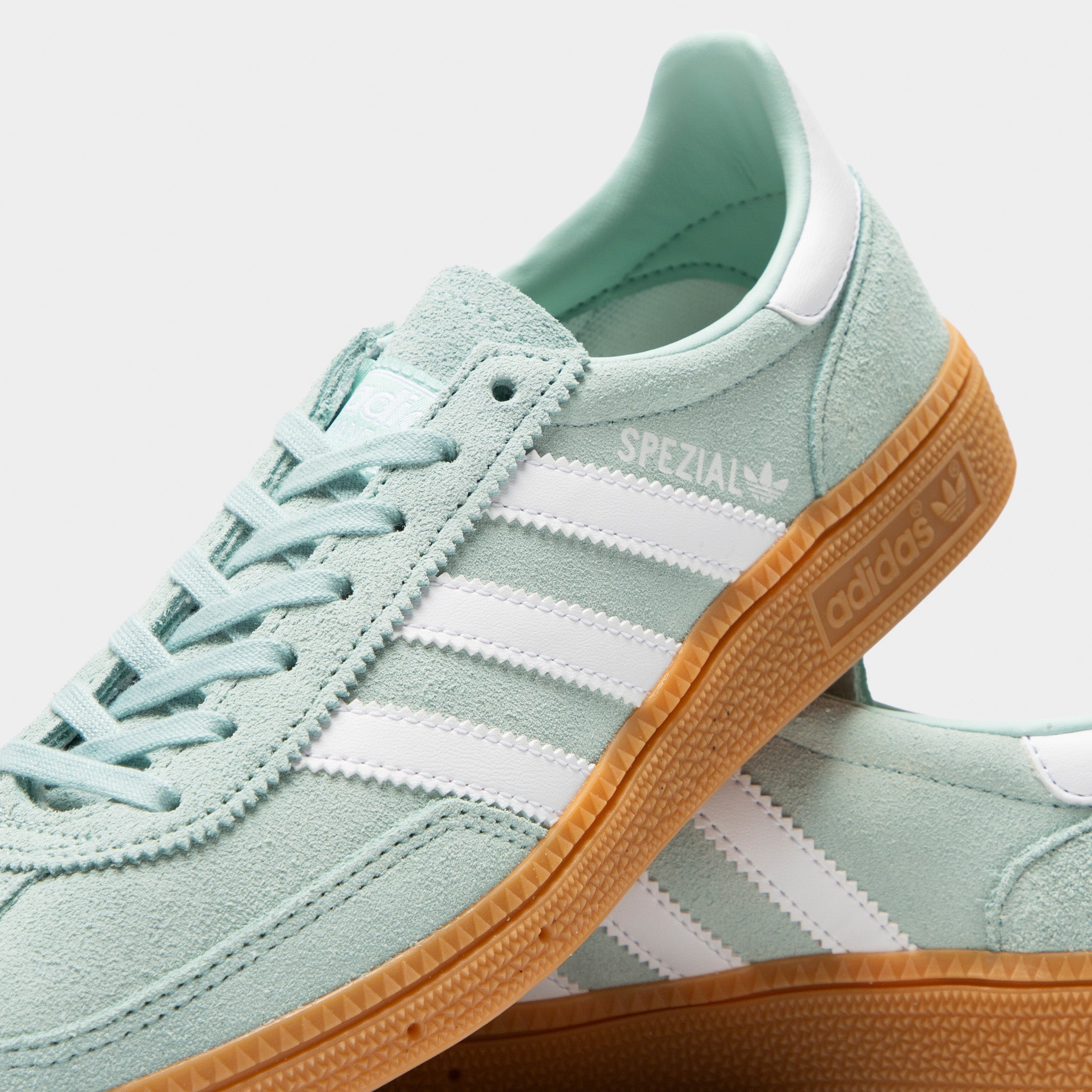 adidas Originals Juniors' Handball Spezial Ash Green / White - Gum