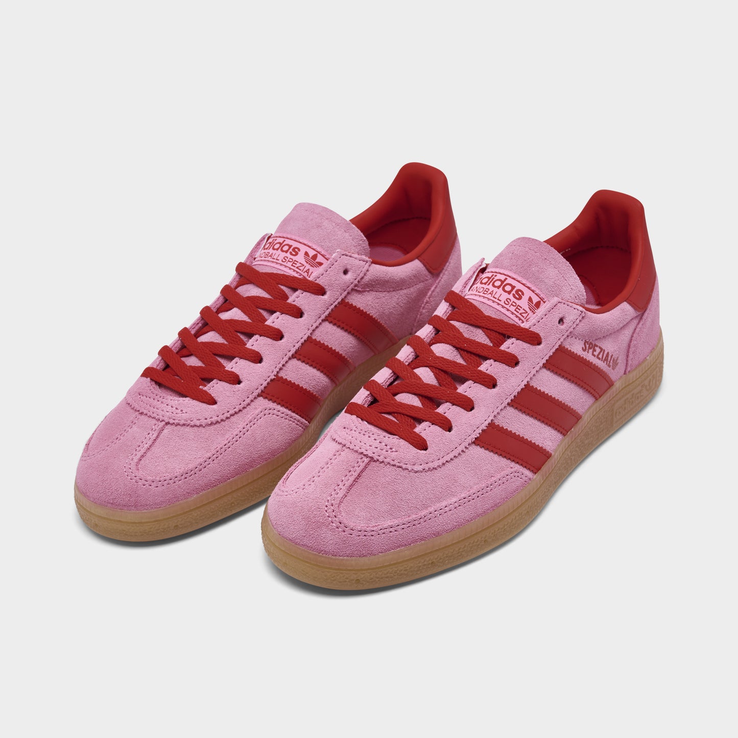 adidas Originals Women's Handball Spezial Semi Pink Glow / Better Scarlet - Gum