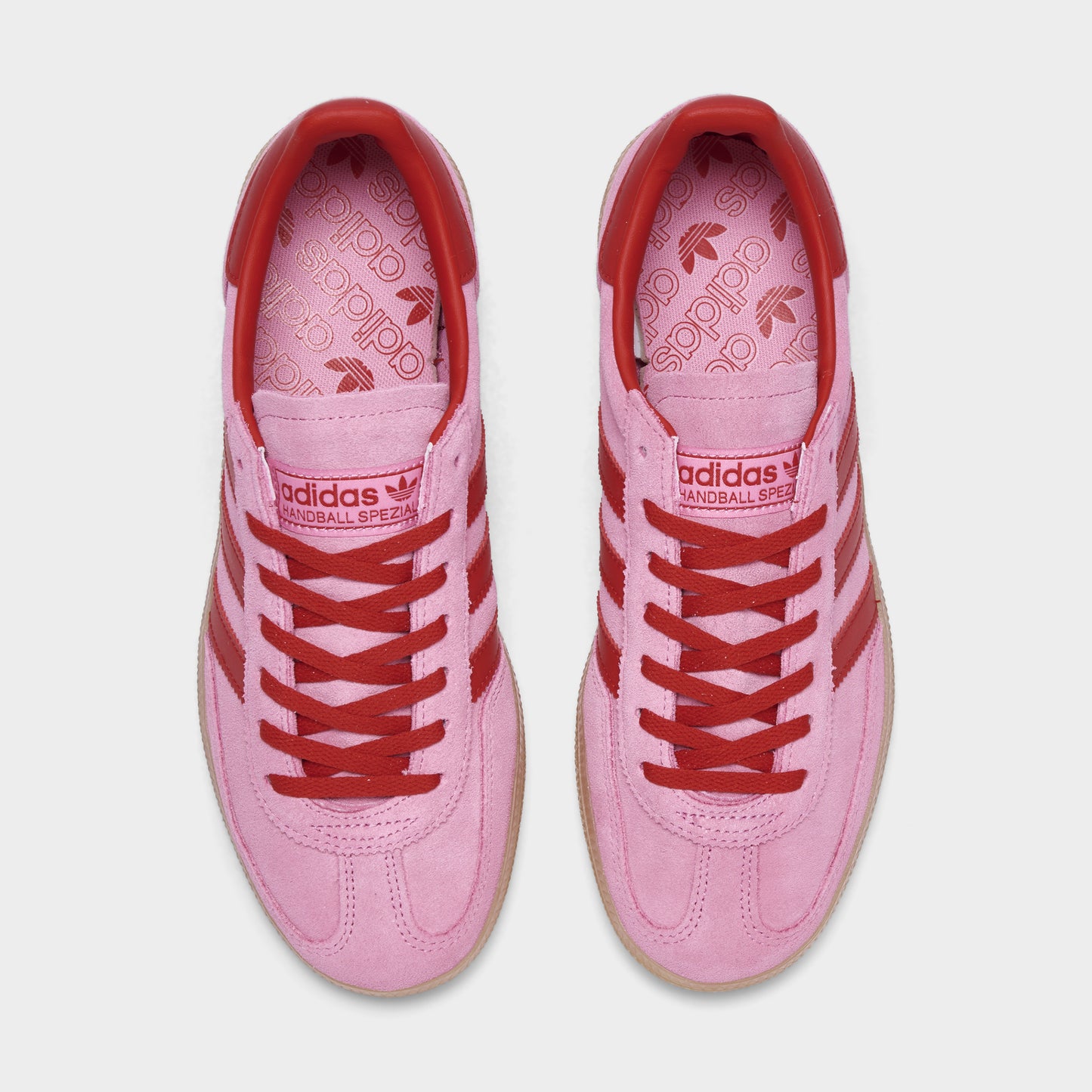 adidas Originals Women's Handball Spezial Semi Pink Glow / Better Scarlet - Gum