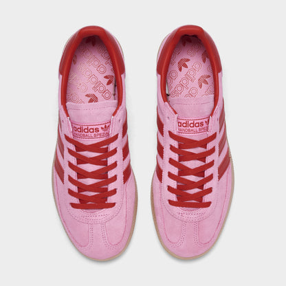 adidas Originals Women's Handball Spezial Semi Pink Glow / Better Scarlet - Gum