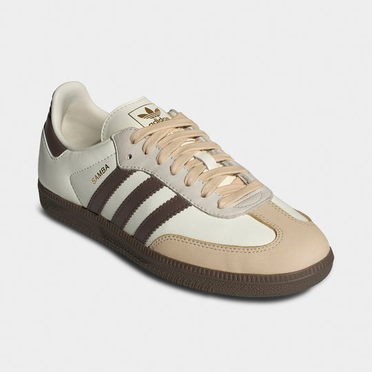 adidas Femmes Samba OG Blanc cassé / Terre Strata - Gomme