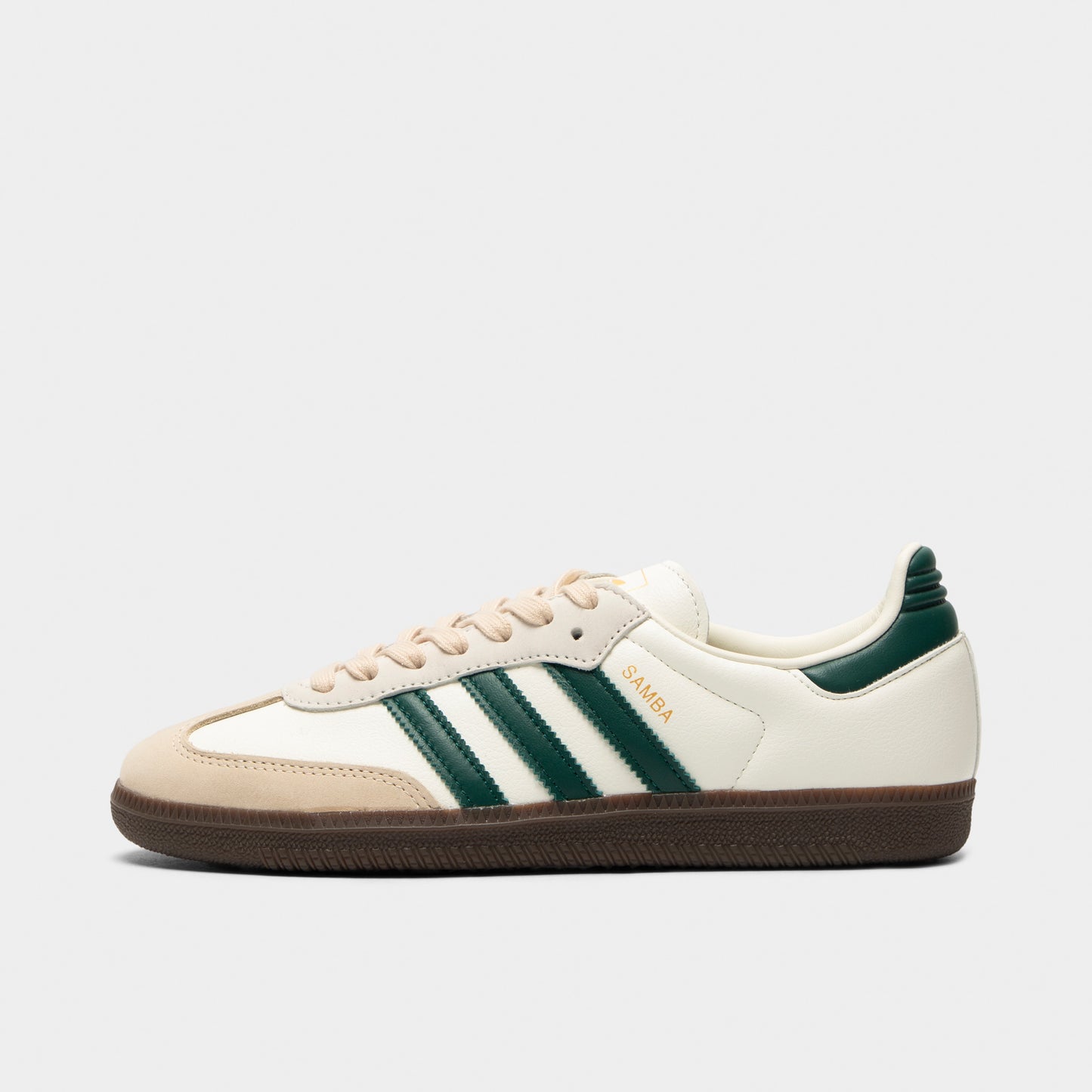 adidas Women's Samba OG Off White / Collegiate Green - Sand Strata