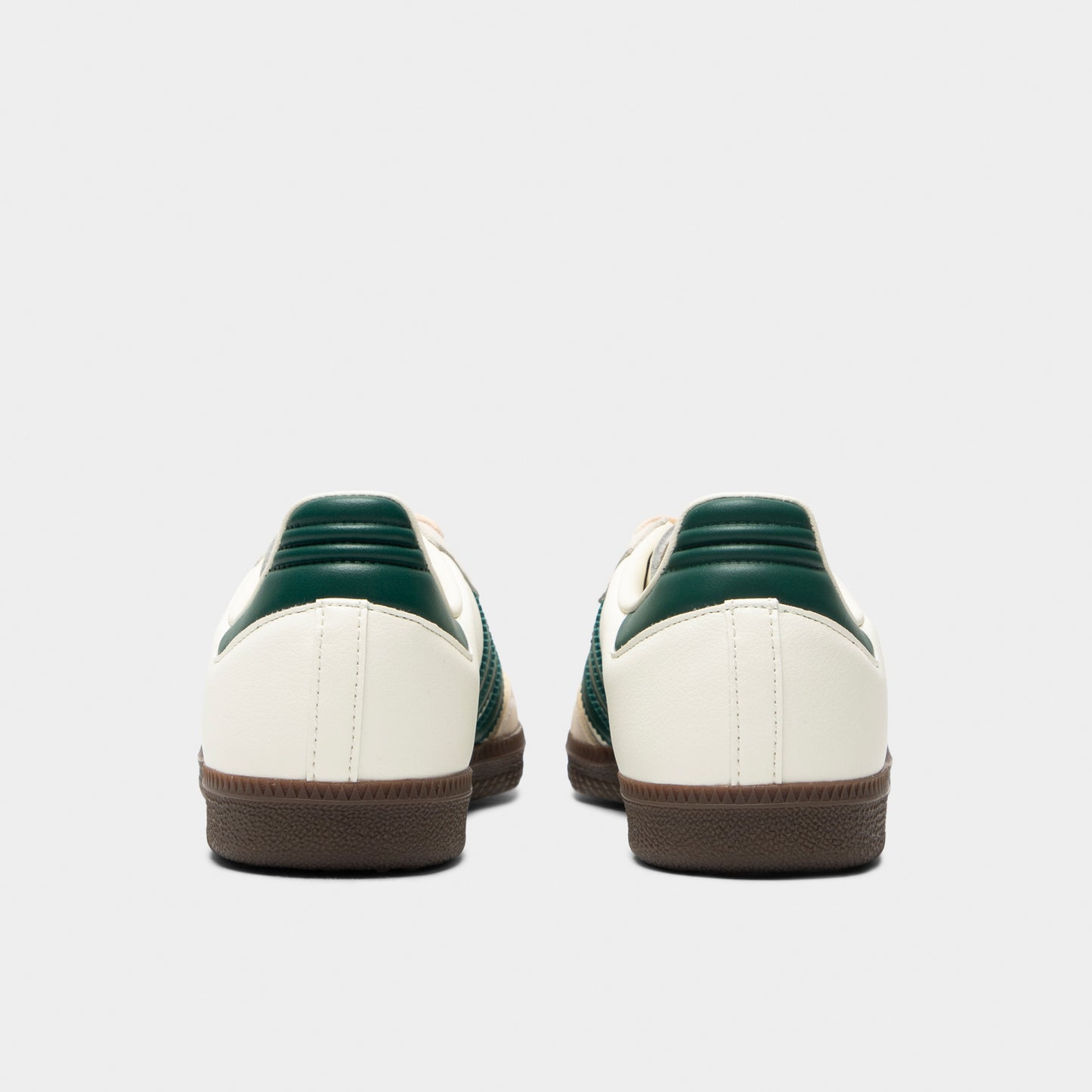 adidas Women's Samba OG Off White / Collegiate Green - Sand Strata