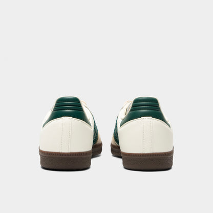 adidas Women's Samba OG Off White / Collegiate Green - Sand Strata