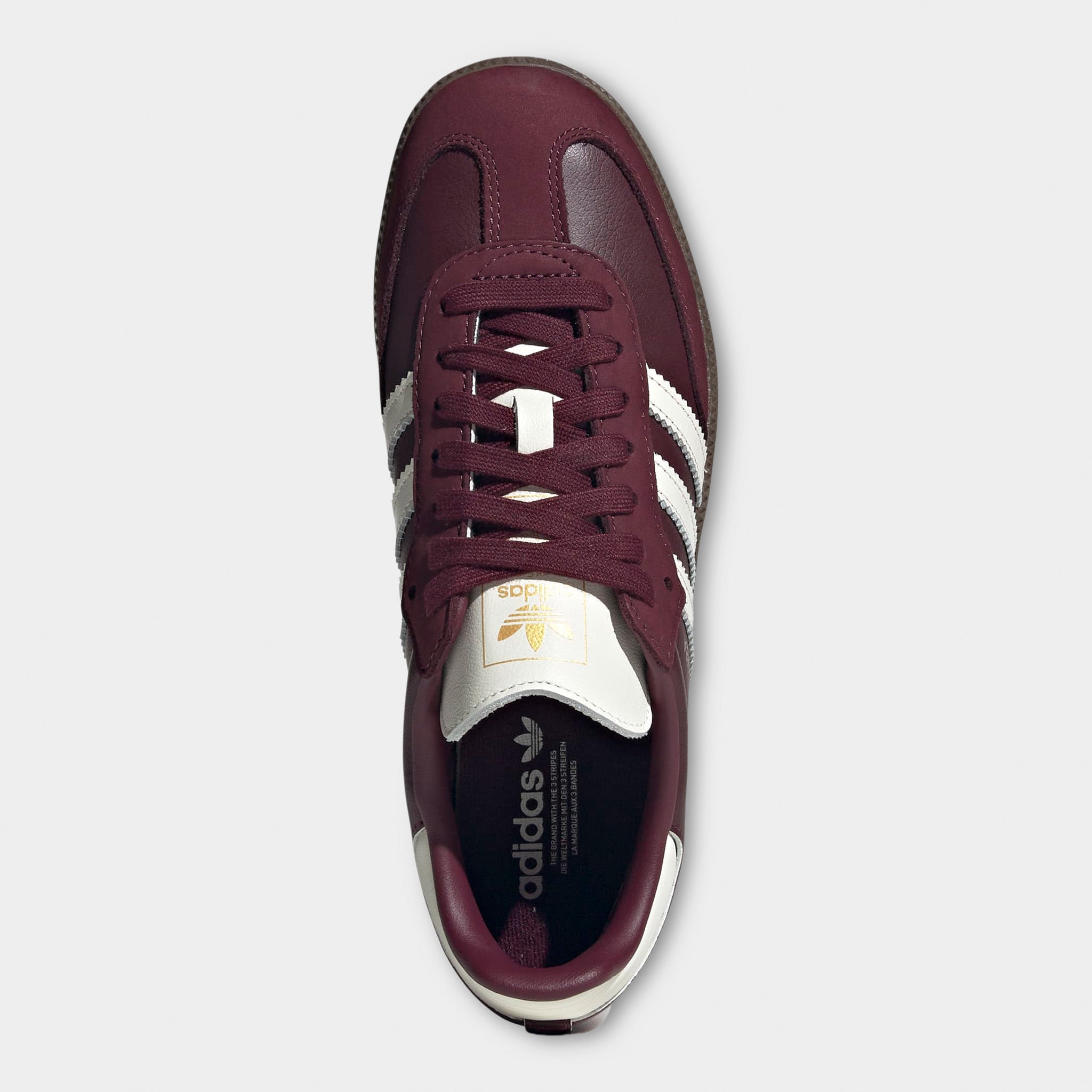 adidas Women's Samba OG Maroon / Off White - Gum – JD Sports