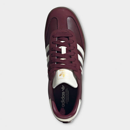 adidas Women's Samba OG Maroon / Off White - Gum