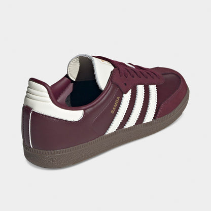 adidas Women's Samba OG Maroon / Off White - Gum JD Sports adidas Women's Samba OG Maroon / Off White - Gum JD Sports