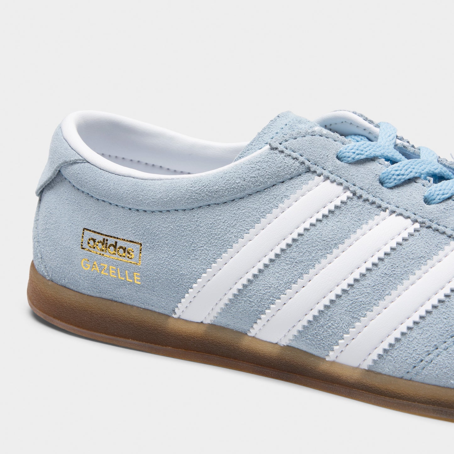 adidas Femmes Gazelle Lo Pro Ciel Clair / Blanc - Gomme