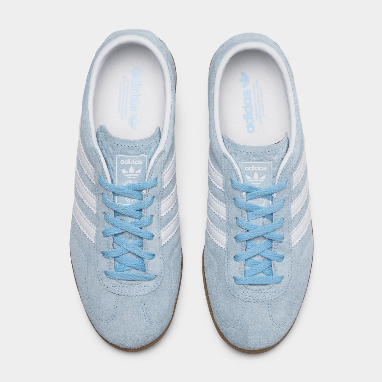 adidas Femmes Gazelle Lo Pro Ciel Clair / Blanc - Gomme