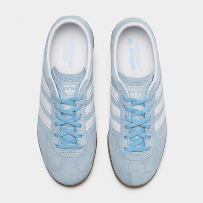 adidas Femmes Gazelle Lo Pro Ciel Clair / Blanc - Gomme
