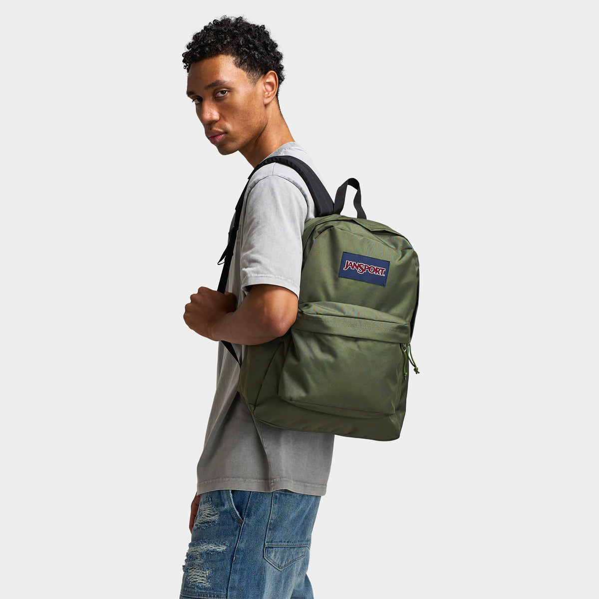 JanSport SuperBreak Plus Backpack / Cargo Green – JD Sports JanSport SuperBreak Plus Backpack / Cargo Green – JD Sports