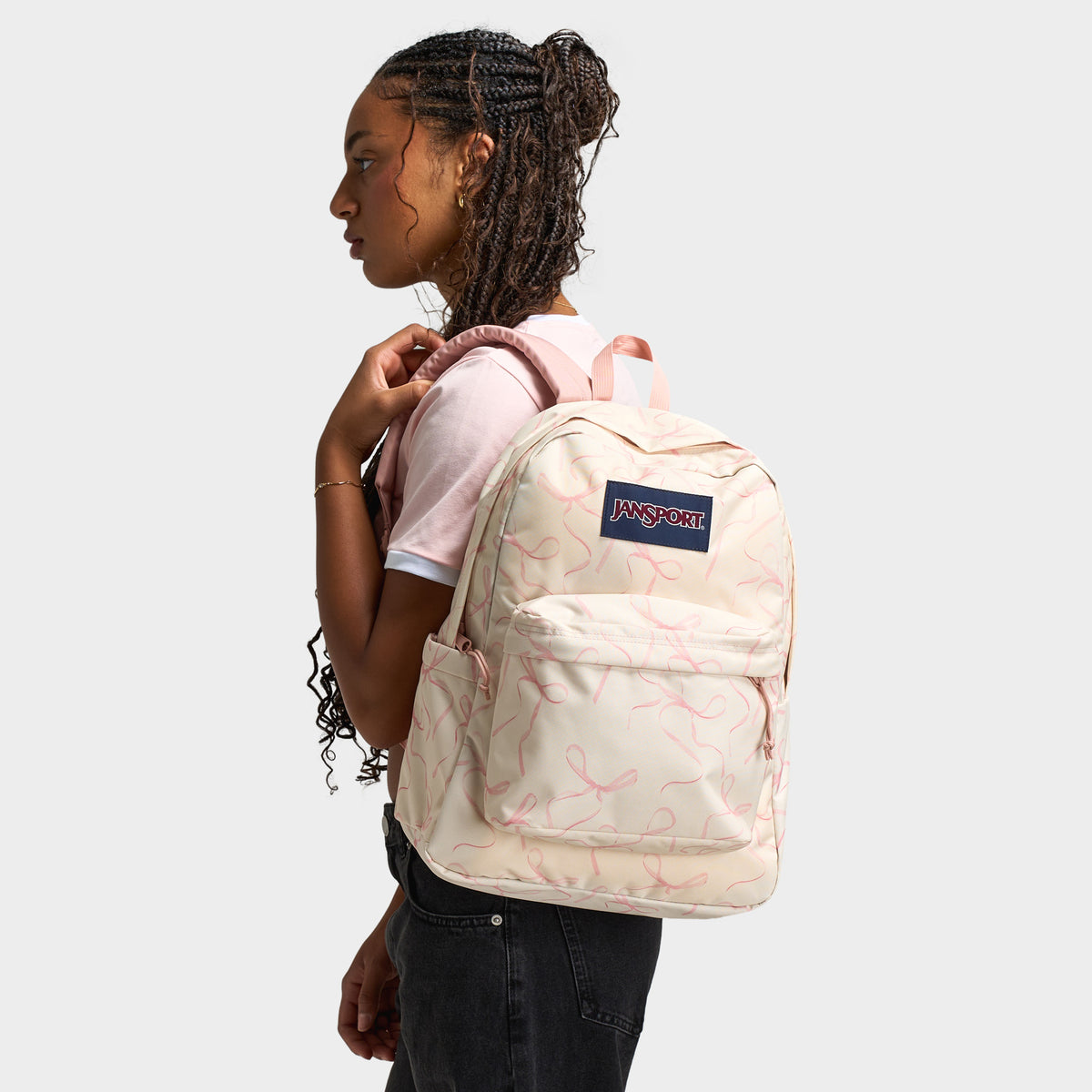 JanSport SuperBreak Plus Backpack / Rows of Bows – JD Sports JanSport SuperBreak Plus Backpack / Rows of Bows – JD Sports