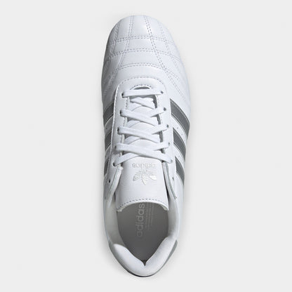 adidas Femmes Lacets Taekwondo Blanc / Argent - Gomme