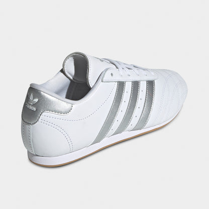adidas Femmes Lacets Taekwondo Blanc / Argent - Gomme