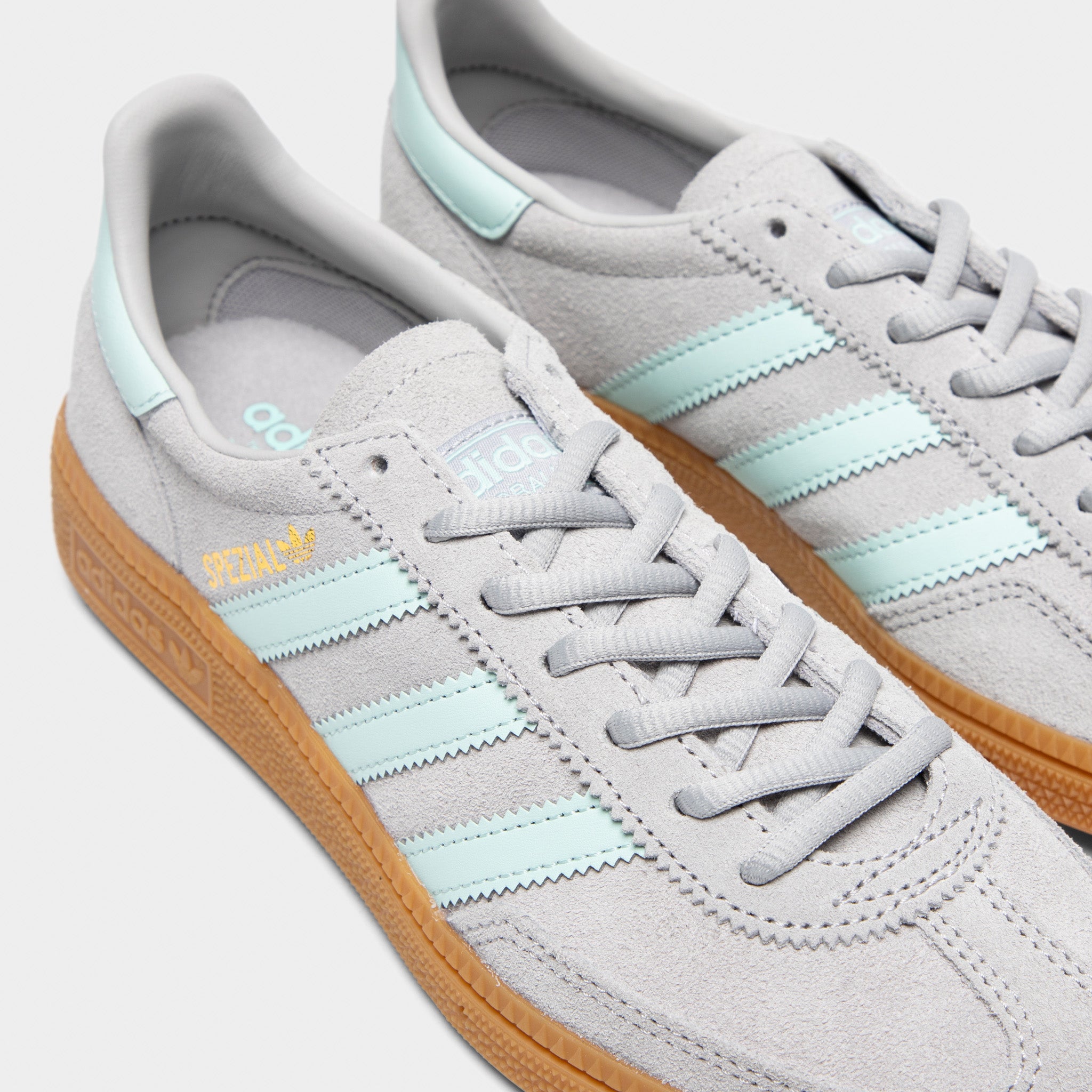adidas Originals Juniors' Handball Spezial J Grey / Halo Mint