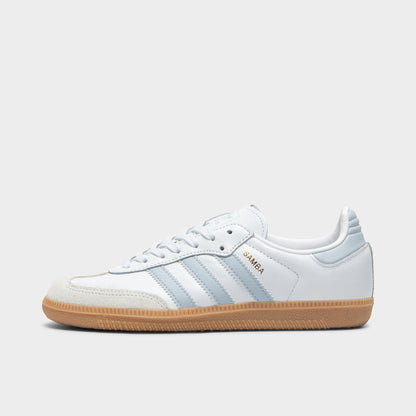 adidas Juniors' Samba OG White / Halo Blue - Gum