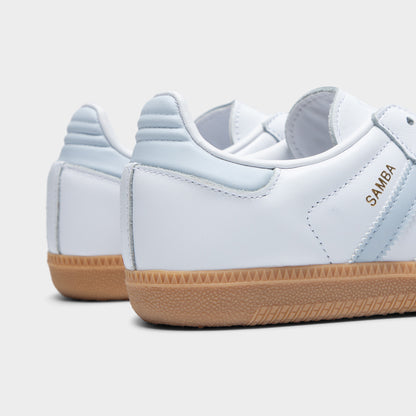 adidas Juniors' Samba OG White / Halo Blue - Gum