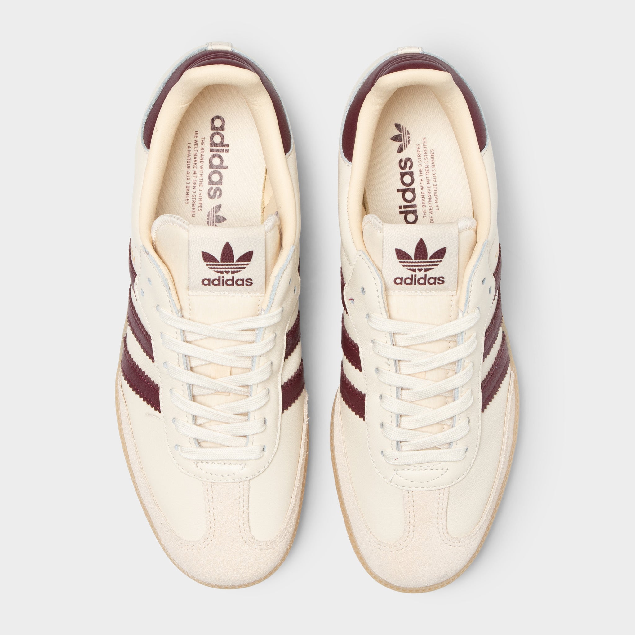 adidas Samba OG White / Red - Gum – JD Sports
