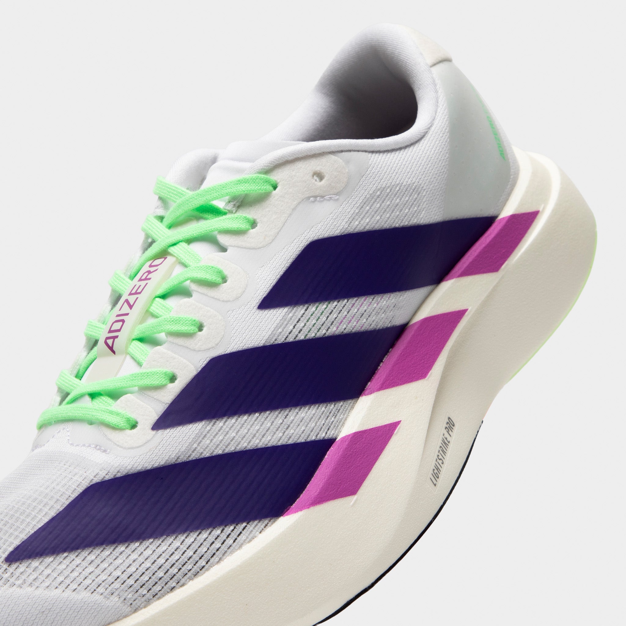 adidas Women's Adizero Evo SL White / Collegiate Purple - Purple
