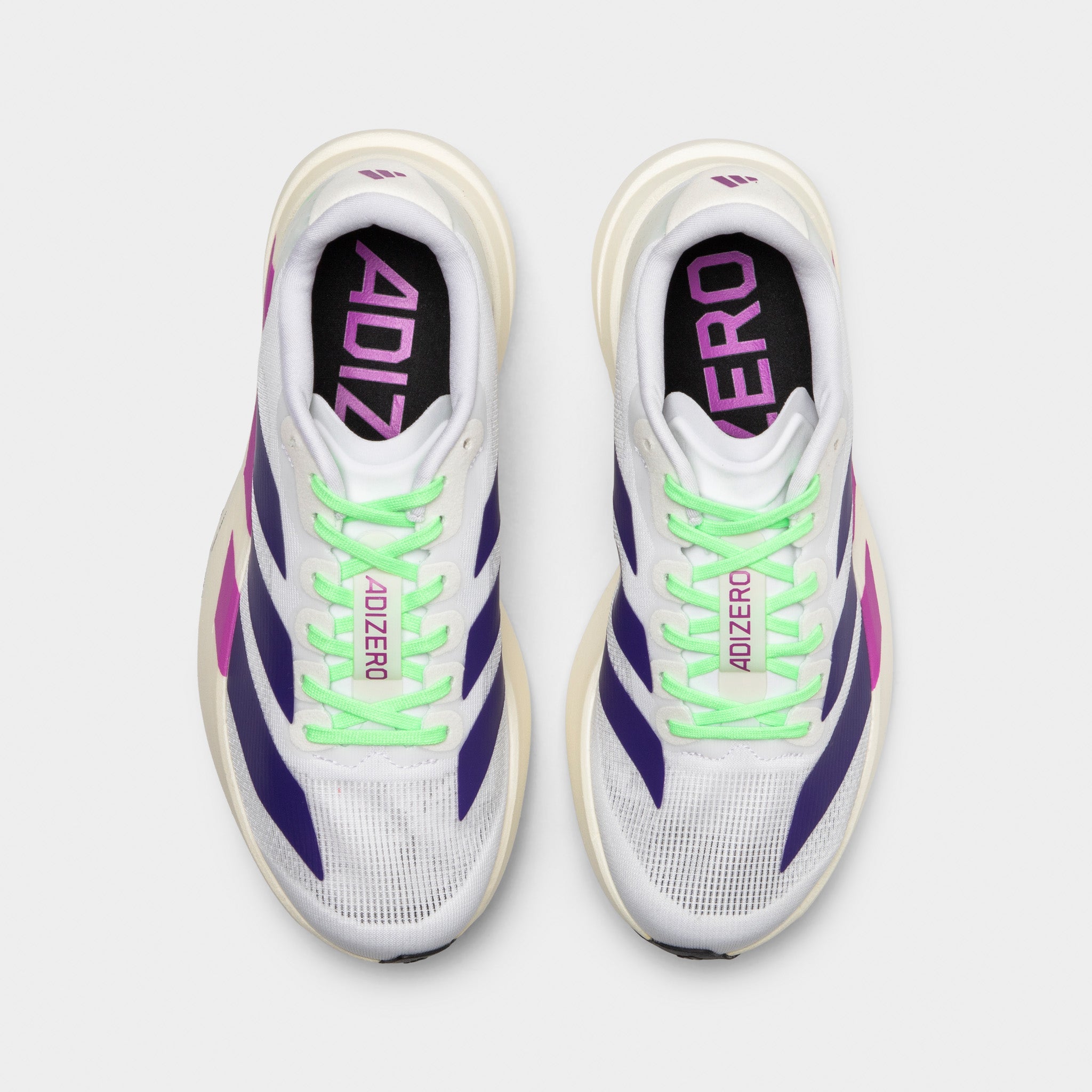 adidas Women's Adizero Evo SL White / Collegiate Purple - Purple