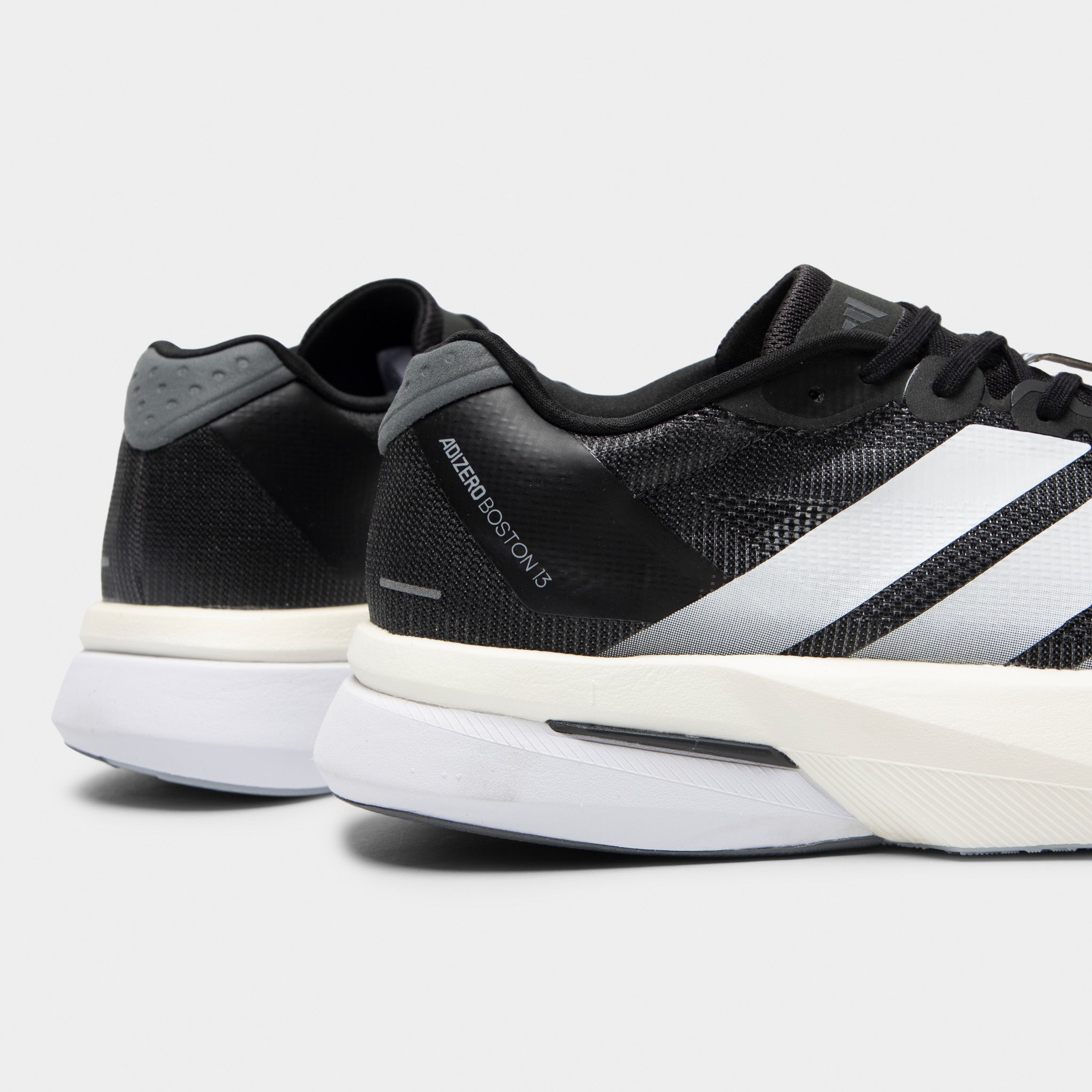 adidas Adizero Boston 13 Black / White - Grey – JD Sports