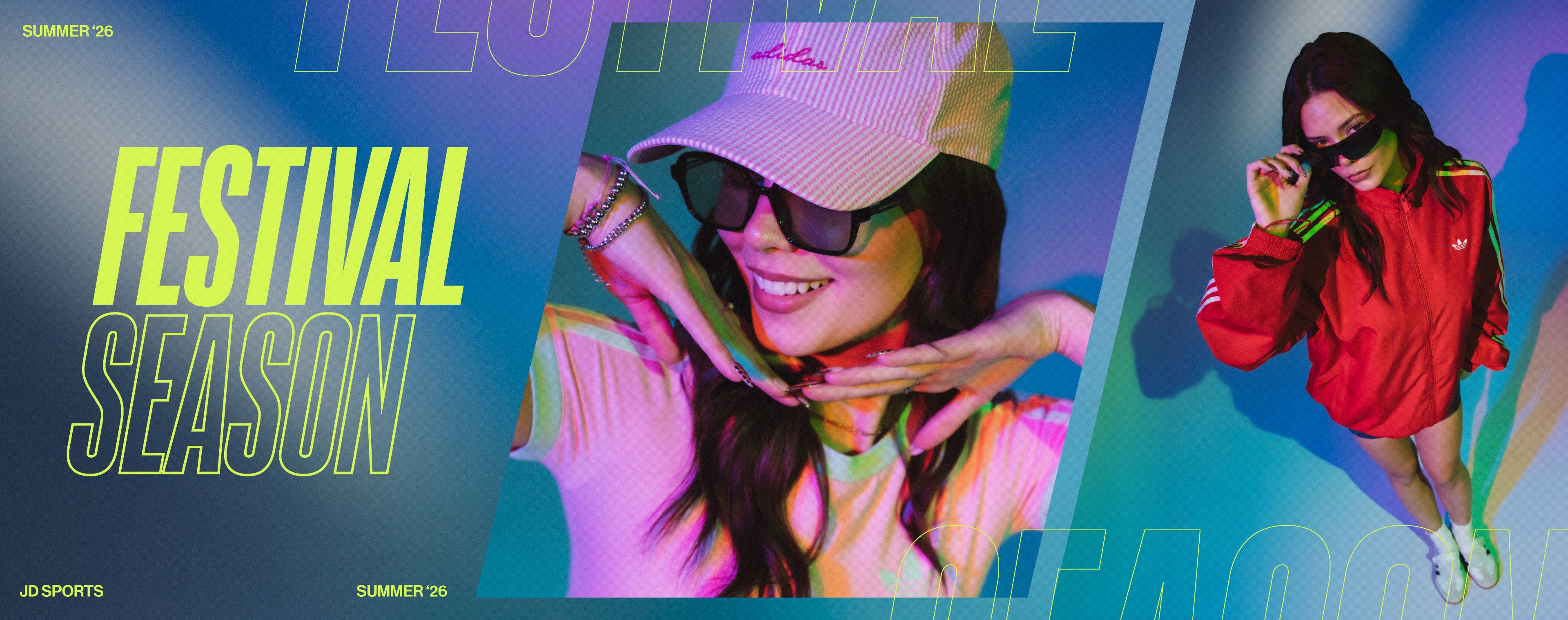 Fresh fits made for festival days – Shop Festival Season now at JD Sports