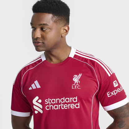 adidas Liverpool 25/26 Home Jersey / Strawberry Red