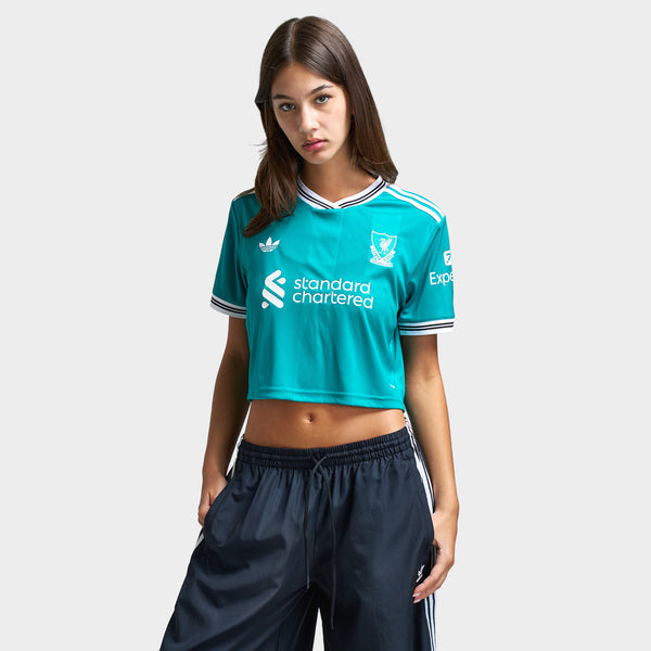 adidas Women's Liverpool 25/26 3rd Cropped Jersey Sea Green – JD