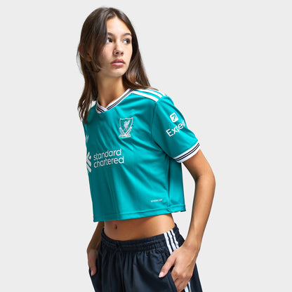 adidas Femmes 3e maillot croisé Liverpool / Vert de mer