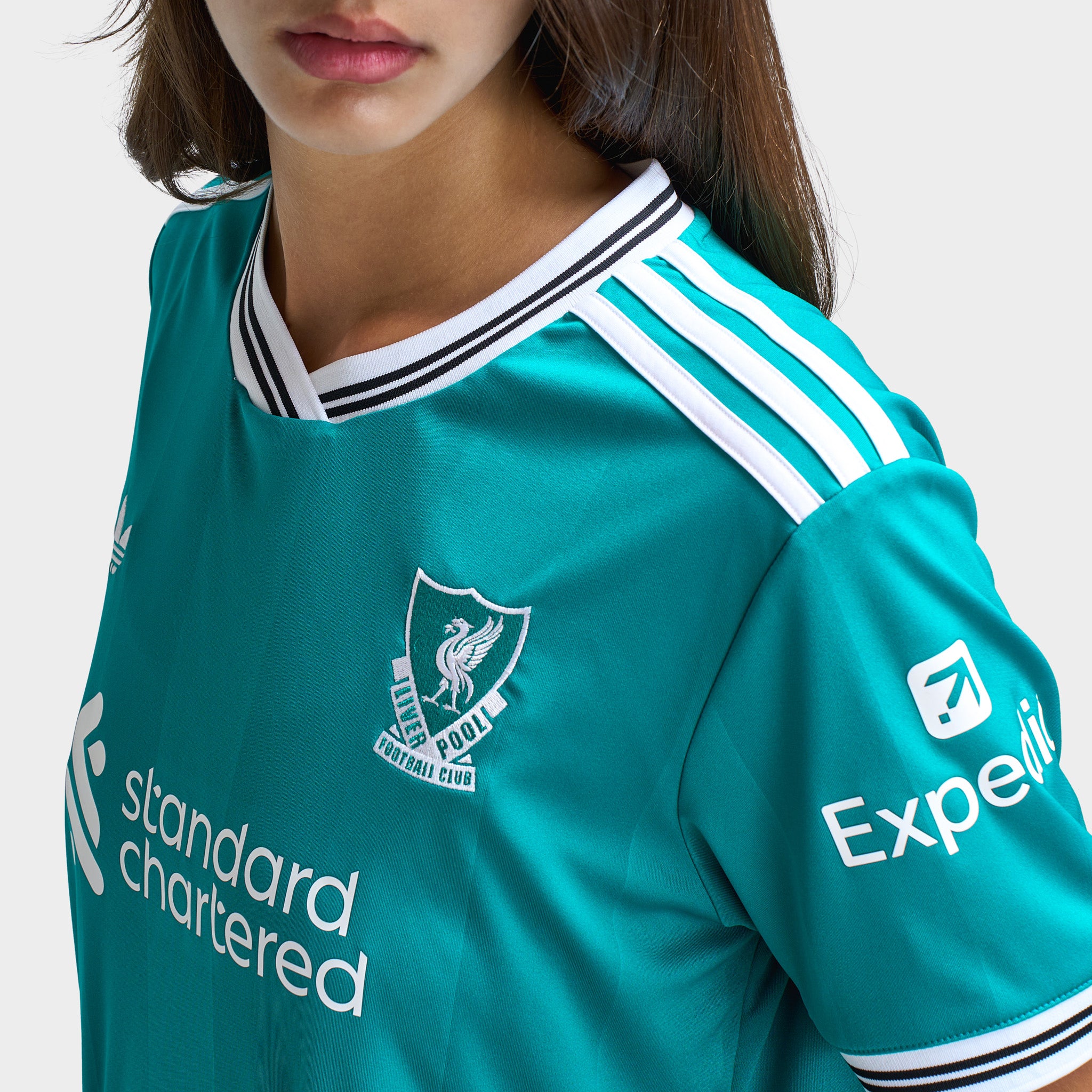 adidas Women's Liverpool 25/26 3rd Cropped Jersey / Sea Green – JD