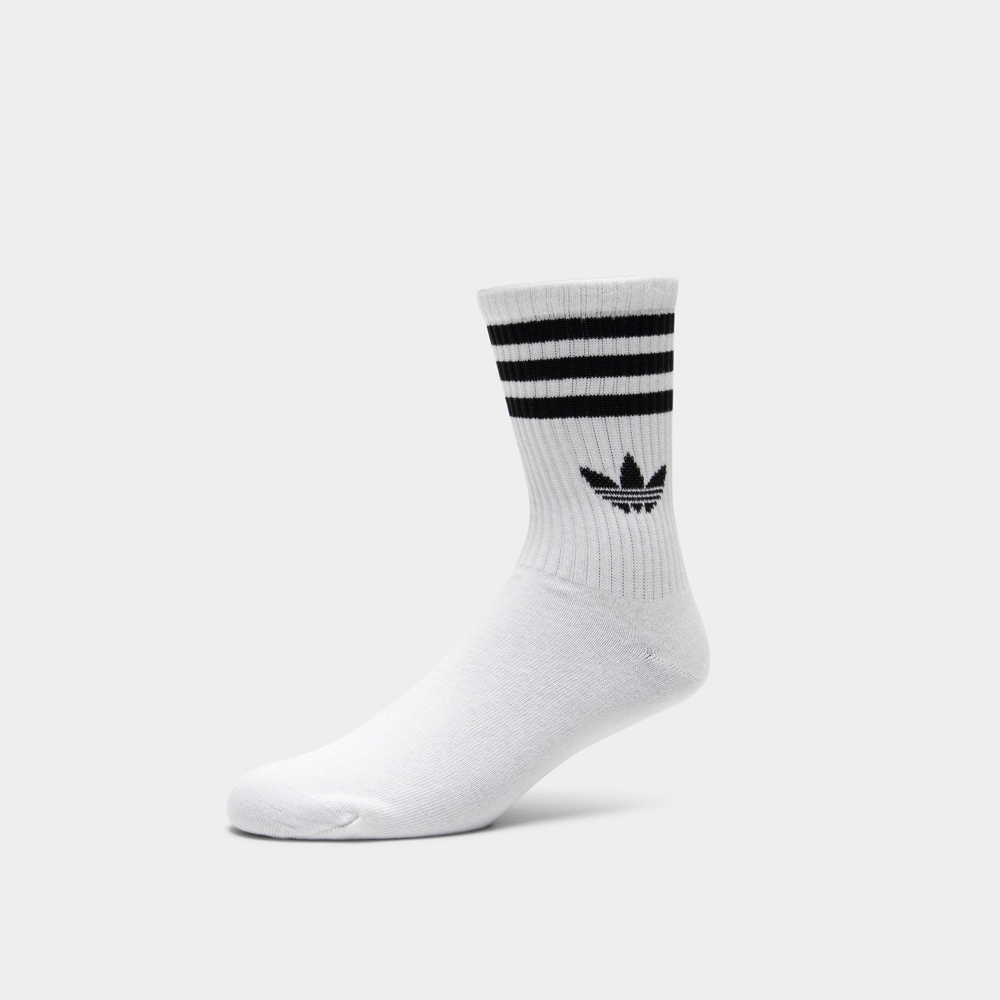 adidas 3 Stripes Crew Socks (3-Pack) / White