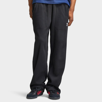 adidas Trefoil Essentials Open Hem Pants / Black