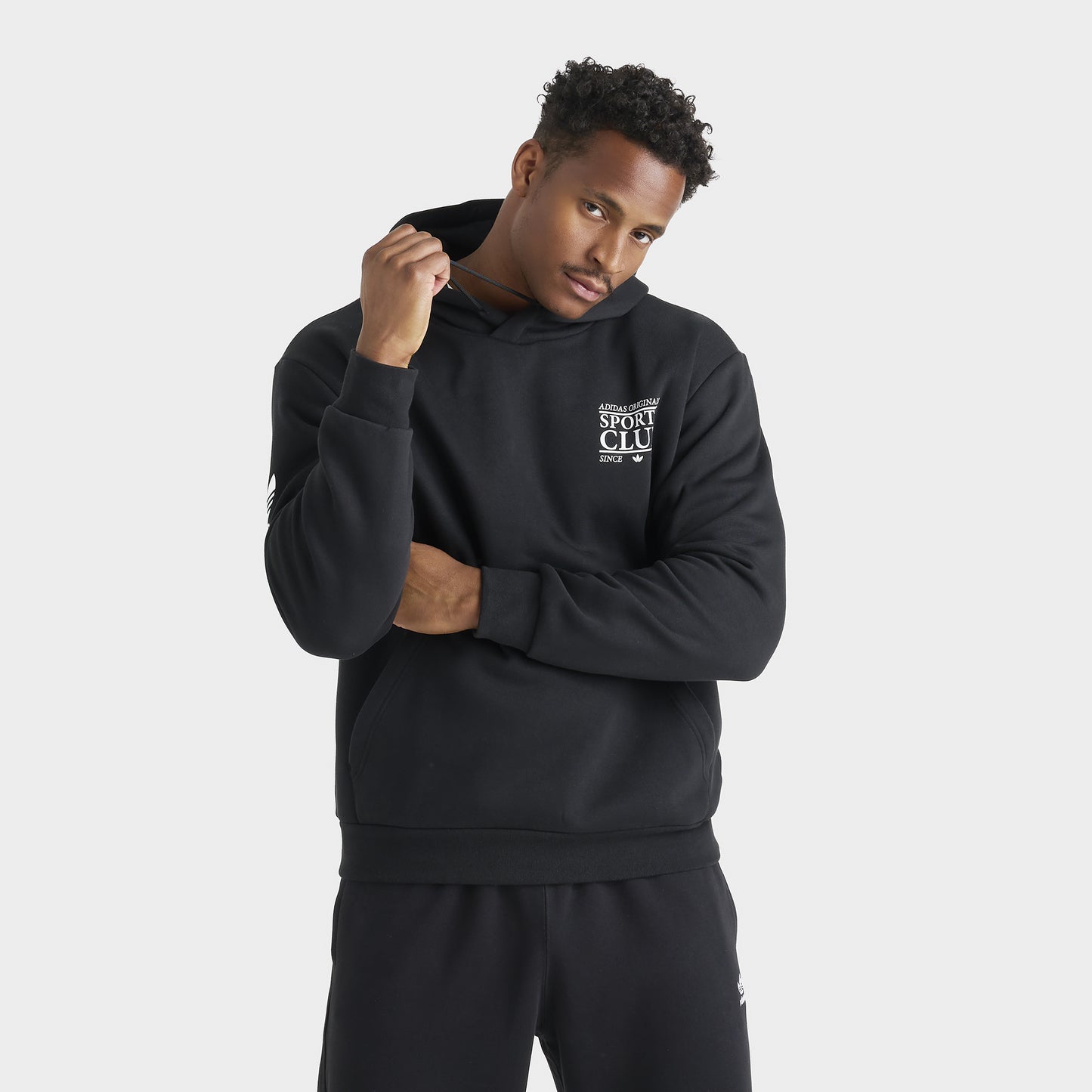 adidas Graphic Pullover Hoodie / Black
