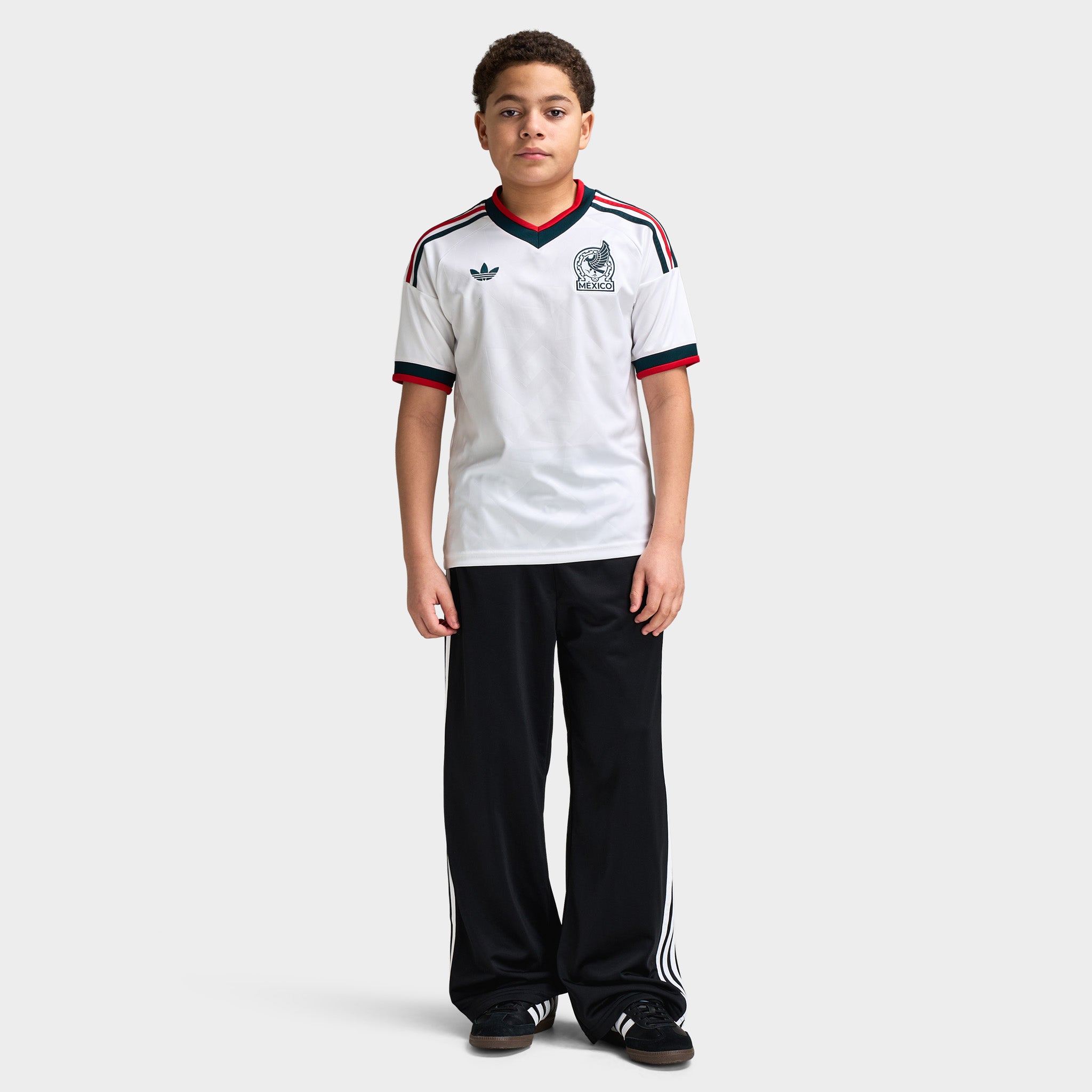 adidas Juniors' Mexico Replica Away Jersey White / Grey – JD Sports