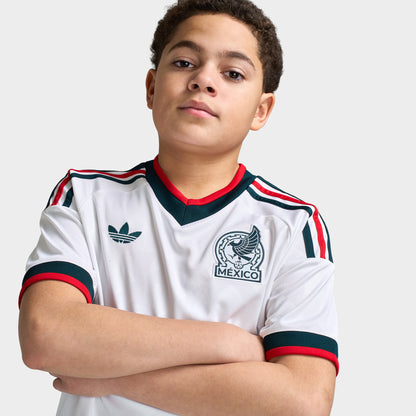 adidas Juniors' Mexico Replica Away Jersey White / Grey