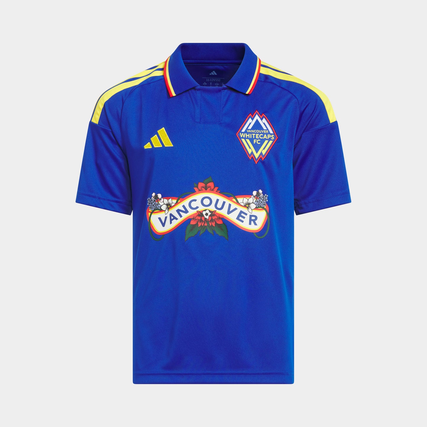 adidas Juniors' Vancouver Whitecaps Jersey / Collegiate Blue