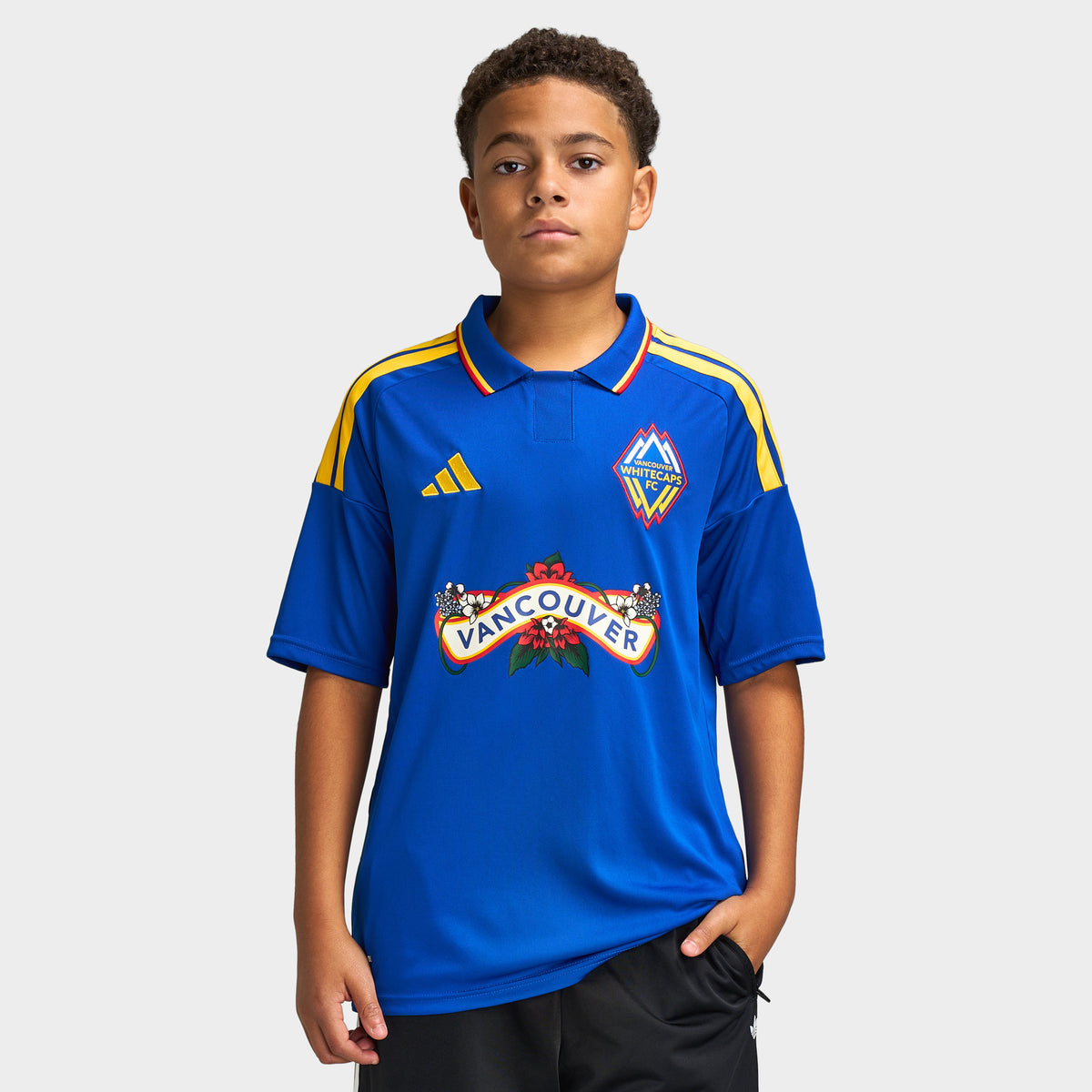 adidas Juniors Maillot Vancouver Whitecaps / Bleu Université