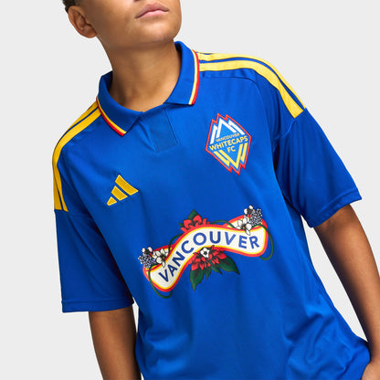 adidas Juniors Maillot Vancouver Whitecaps / Bleu Université