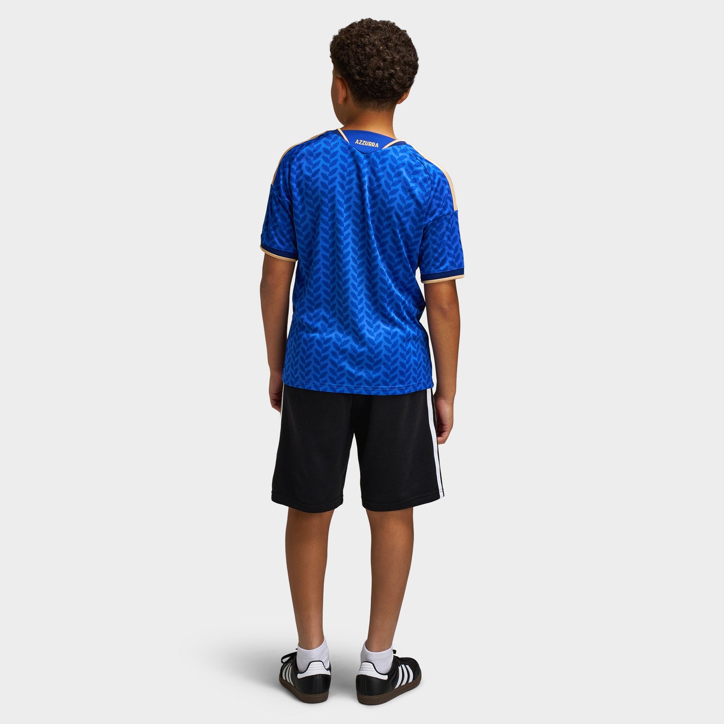 Adidas Juniors' Italia Replica Home Jersey / Royal Blue