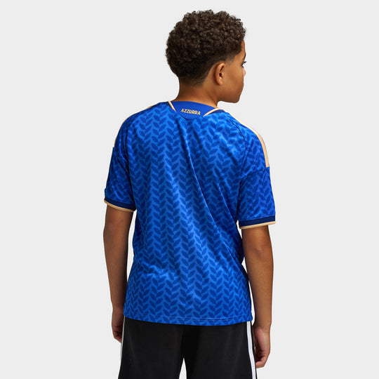adidas Juniors' Italia Replica Home Jersey / Royal Blue