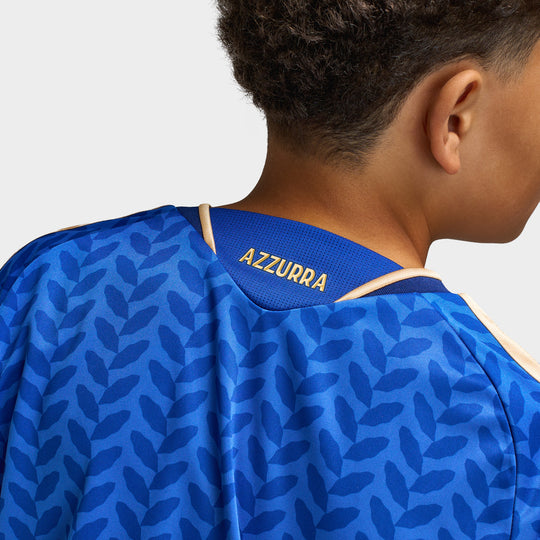adidas Juniors' Italia Replica Home Jersey / Royal Blue