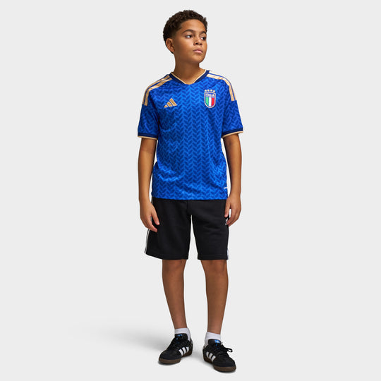 adidas Juniors' Italia Replica Home Jersey / Royal Blue