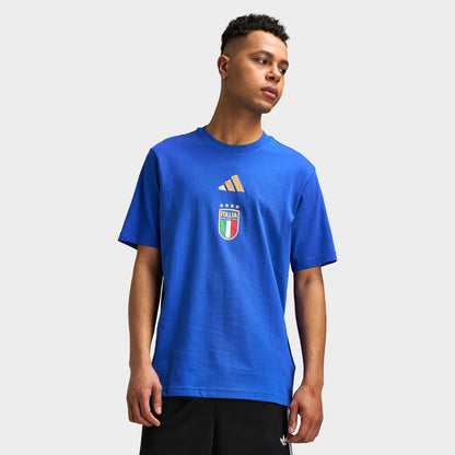 adidas Italy DNA Graphic T-Shirt / Bold Blue