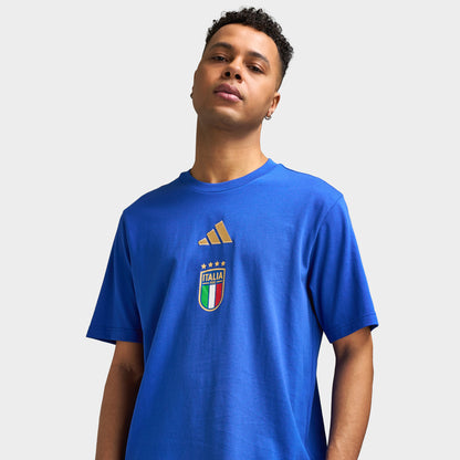 adidas Italy DNA Graphic T-Shirt / Bold Blue