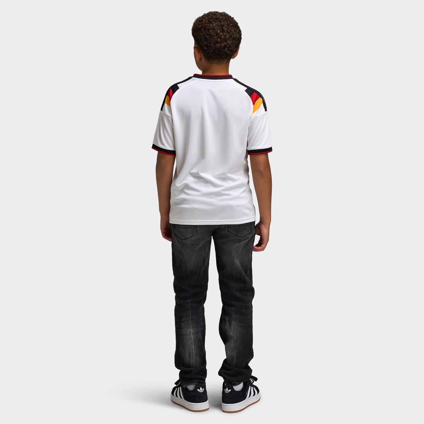 adidas Juniors' Germany Replica Home Jersey / White